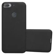 Cadorabo CADORABO Ohišje, združljiv s HTC v Frost Black - Zaščitni pokrov iz fleksibilnega silikona TPU, (20571950)