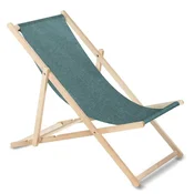 slomart Leseni ležalnik GreenBlue GB183M, turkizen, bukov