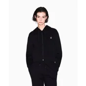Armani Exchange za ženske. XW000822AF10818UC001 Kratka majica s kapuco Icon črna (M), Črna, Priložnostno, Bombaž