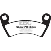 Klocki hamulcowe EBC FA656TT (kpl. na 1 tarcze)