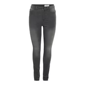 Noisy may Kavbojke NMCALLIE siv denim