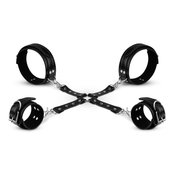 Bedroom Fantasies Cuffs & Hogtie Set Black