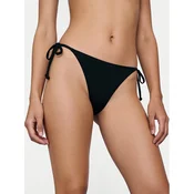 ROXY Športne bikini hlačke Solid Essentials  črna / bela