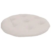 Vidaxl Blazina za viseči stol VIANEN 100% poliester Bela O 50 x 10 cm