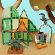 Magnetic Tiles Magnetni gradbeni Dinosaur sada 62ks - Magnetic Tiles