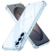 Hibridni ovitek Techsuit Shockproof MagSafe za Samsung Galaxy S26 - clear