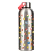 Kovinska steklenica za pijačo Paladone Super Mario z zanko za nošenje - 500 ml