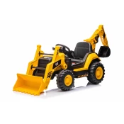 Otroški električni bager Caterpillar z naklonsko in izkopno žlico litij baterija
