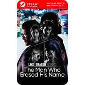 Like a Dragon Gaiden The Man Who Erased His Name - Steam koda brez škatlice (WINDOWS PC | STEAM DECK)
