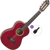 Valencia VC203 Basic SET Transparent Wine Red 3/4 klasična kitara za otroke