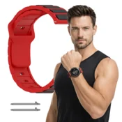 Pašček za Huawei Watch GT2 GT3 GT4 GT5 Pro GT2e 2e 46 mm rdeč pašček 22 mm