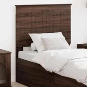 Vidaxl Vzglavje z vzglavjem Rjav hrast 80 cm Konstruiran les