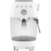 SMEG ECF03WHEU Espresso machine, bela v barva, slogu 50-ih