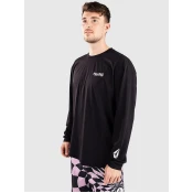 Volcom Pistol Surf Lst Longsleeve Rash Guard black