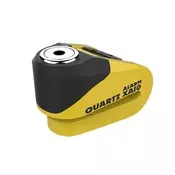 Oxford Quartz Alarm XA10 disc lock (10mm pin) Yellow/Black
