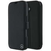 Mercedes MEBKP16S23RBGVK iPhone 16 6.1   black bookcase Leather Wood Imitation (MEBKP16S23RBGVK)