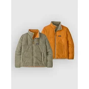 Patagonia Reversible Down Better Fleece Sweater weathered stone