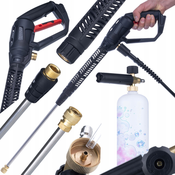 Rosfix ROSFIX PRO CLEAN GUN PCG1 PIŠTOLA ZA TLAČNI ČISTILEC S PRIKLJUČKOM M22X1,5; 14 MM STEBLO + 1/4 HITRI PRIKLJUČEK + ROSFIX PIŠTOLA ZA PENJENJE 1000 ML ZA TLAČNI ČISTILEC, (21746425)