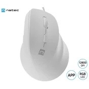Natec CRAKE 2 PRO vertikalna žična miška, ergonomska, 12800DPI, 6 gumbov, t