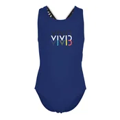 VIVID Enodelne kopalke modra/bela