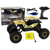 shumee RC avto visoka kolesa 1:18 plastika črno zlata