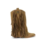 Kurt Geiger London škornji ženski usnjeni Albany Fringe Western