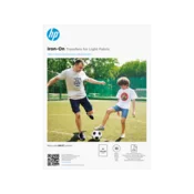 HP A/4 termoosjetljive naljepnice za svijetle tkanine - 10 listova AA7N8A