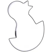 shumee Jeklen modelček za piškote piščanec 7 cm