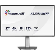 Iiyama 27 IPS BLACK 2.0 panel monitor (LAN 96W PD DP-OUT), 4ms, 15cm height adj. stand, 450cd/m2, CR 3000:1, HDMI, DisplayPort, Speakers,