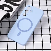 Maska za Samsung S25 svetlo Magsafe Pure color, Svetloplava