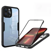 Techsuit – ColorVerse 360 Series obojestranska zaščitna torbica za iPhone 13 Pro – črna