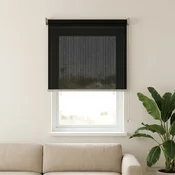 Vanjska roleta 90% blokada UV zraka Crna 80 x 140 cm HDPE