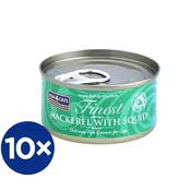 Fish4Cats skuša z lignji 10 x 70 g