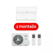 COOPER&HUNTER klimatska naprava z montažo Vital Plus U21RK3-NG/2x S12FTXF6, 6.1 kW