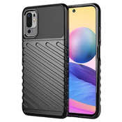 HURTEL Thunder Case prožen oklepni ovitek za Xiaomi Redmi Note 10 5G/Poco M3 Pro črn