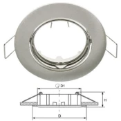 ELMARK Vgradno ohišje SA-90 - brušen aluminij