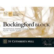 St Cuthberts Mill Bockingford Rough Skicirka 36 x 26 cm 300 g White