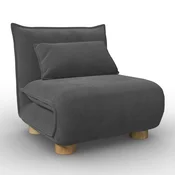 Bessagi Home Fotelj S Funkcijo Ležišča Bella, Temno Siva