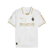 Puma Borussia MA¶nchengladbach 125th Anniversary Jersey Youth, White, Size 13-14Y, Clothing