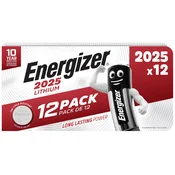 ENERGIZER Energizer gumbne celice CR 2025 3 V 12 kos 163 mAh litij, (20430878)