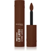 Rimmel Thrill Seeker Lip Latex tekoča šminka odtenek 600 Cappuccino Deep 6 ml