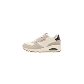 SKECHERS Nizke superge UNO ecru / temno rjava / naravno bela