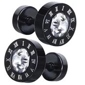 Uhani JEWELRY & WATCHES - Circle Black - L467_Black