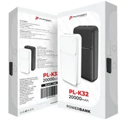 POWERBANK PL-K32 20000MAH PLATOON CRNI