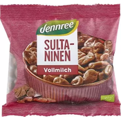 Groždice u mlijecnoj cokoladi BIO Dennree 100g