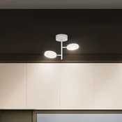 LEDVANCE LED stropni reflektor Saturn, 2-svetlobni, CCT, visok, bel - Dnevna soba/jedilnica - bela - Plastika