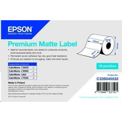 Zvitek etiket Epson, običajen papir, 102x76 mm