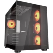 COUGAR FV150 RGB PC Case, Mid tower, Black - CGR-5KA1B-RGB