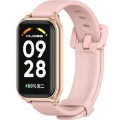 GS Silikonski pašček za Xiaomi Redmi Smart Band 2/Xiaomi Smart Mi Band 8 Active, roza