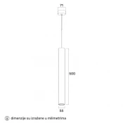 TALIA 86 VISILICA 1*GU10 BELA